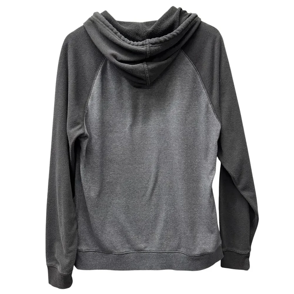 Levi's Hoodie Mens Medium Gray Black Red Logo Pullover Sweatshirt‎ + Pockets